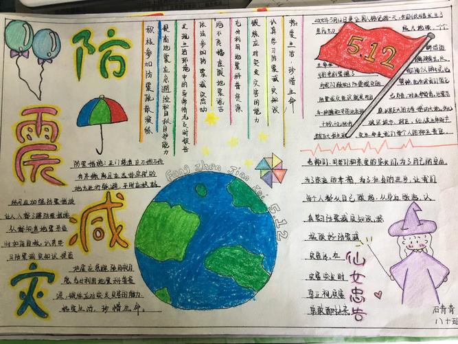 简单又漂亮防灾减灾手抄报 防灾减灾手抄报