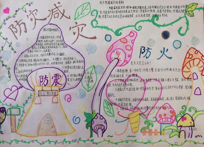 简单又漂亮防灾减灾手抄报 防灾减灾手抄报