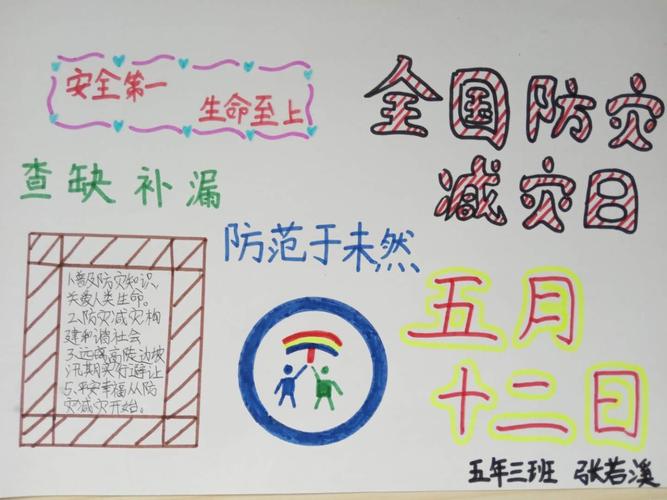 简单又漂亮防灾减灾手抄报 防灾减灾手抄报