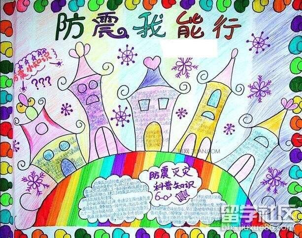 简单又漂亮防灾减灾手抄报 防灾减灾手抄报