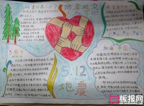 简单又漂亮防灾减灾手抄报 防灾减灾手抄报