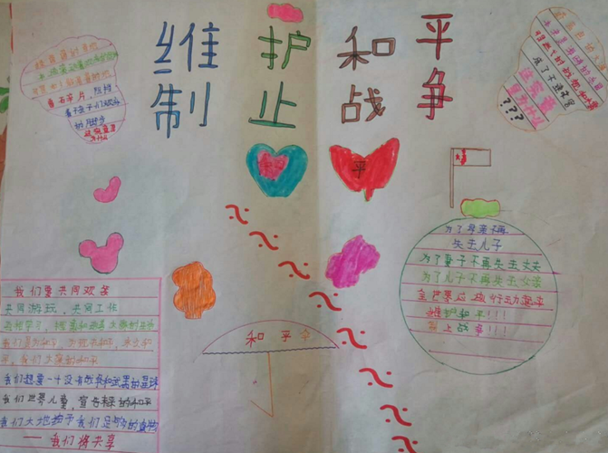 反战争珍爱和平手抄报 战争与和平手抄报