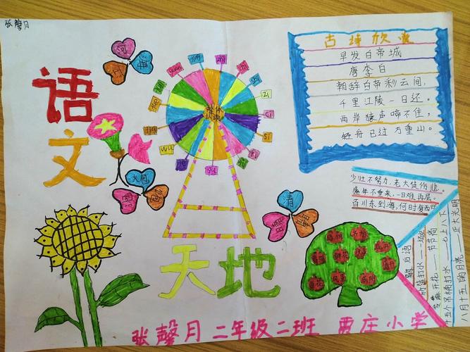 三年级语文一到五单元手抄报 三年级语文手抄报