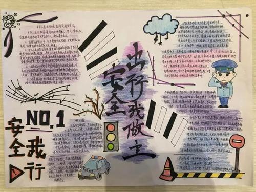 安全教育抄报手抄报 安全教育手抄报