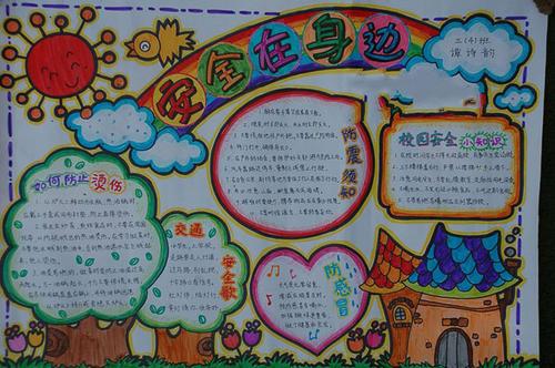 安全教育抄报手抄报 安全教育手抄报