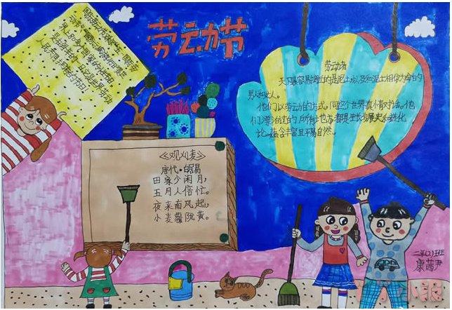 关于劳动的漂亮一等奖手抄报 一等奖手抄报