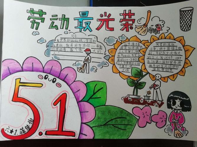 关于劳动的漂亮一等奖手抄报 一等奖手抄报