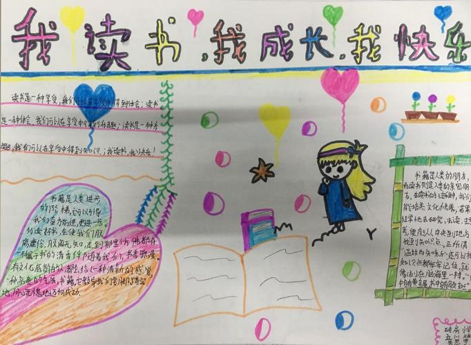 健康成长快乐阅读手抄报 健康成长手抄报