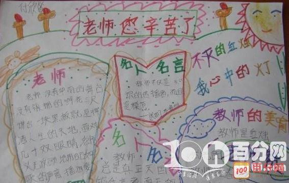 教师节感恩教育手抄报 教师节感恩教育手抄报图片大全 