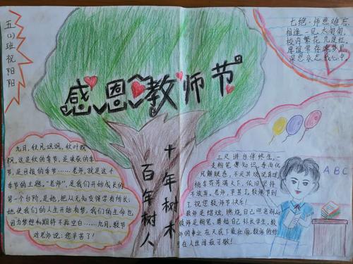 教师节感恩教育手抄报 教师节感恩教育手抄报图片大全 