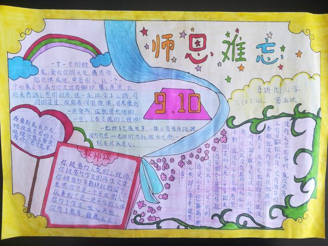 教师节感恩教育手抄报 教师节感恩教育手抄报图片大全 