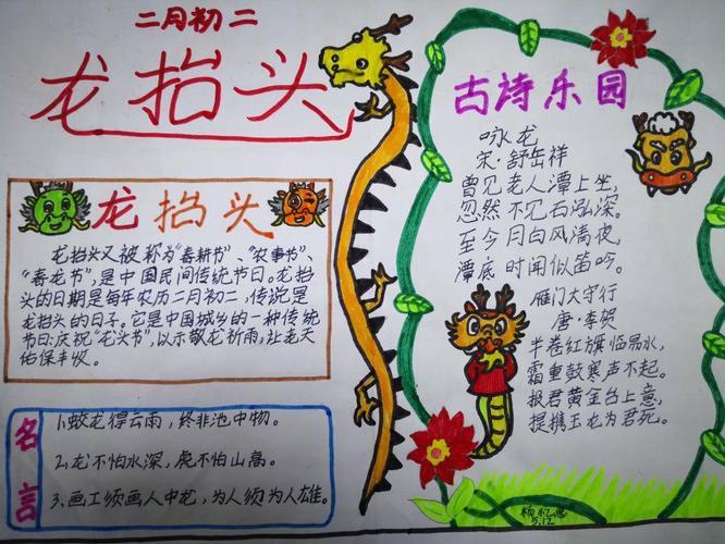龙年手抄报四年级 手抄报图片大全