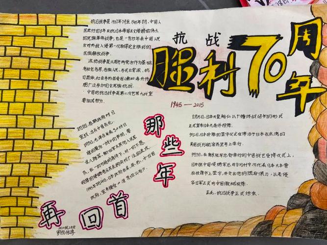 儿童绘画战争手抄报 战争手抄报