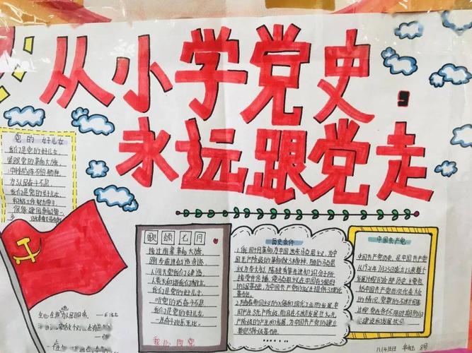 学党史走党史手抄报 党史手抄报