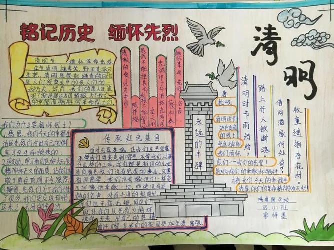 关于文明祭祀为主题的手抄报 爱为主题的手抄报
