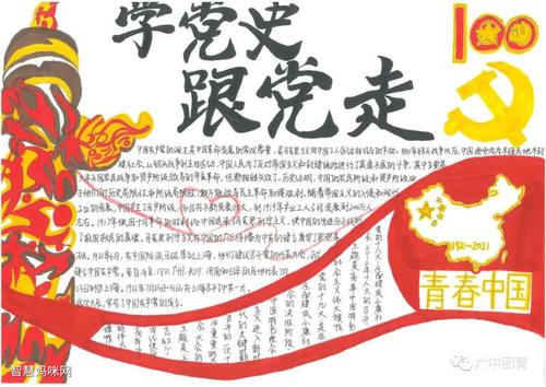 学党史走党史手抄报 党史手抄报
