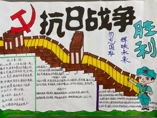 儿童绘画战争手抄报 战争手抄报
