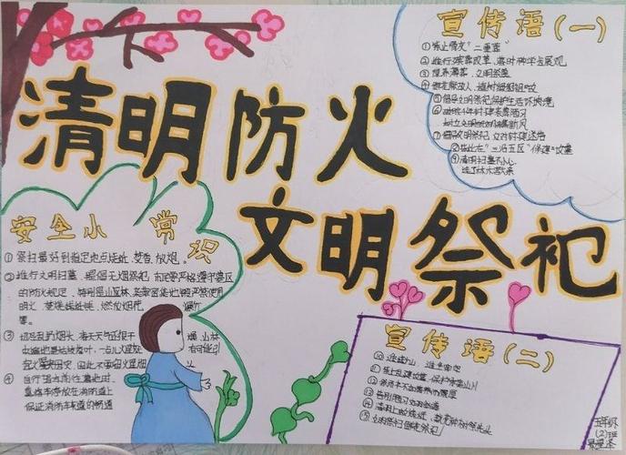 关于文明祭祀为主题的手抄报 爱为主题的手抄报