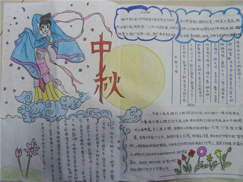 全国第一中秋手抄报 全国一等奖手抄报