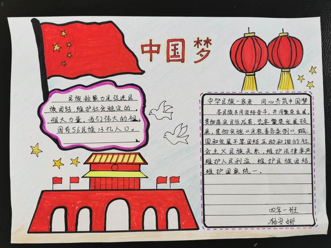 共筑中国手抄报 中国手抄报