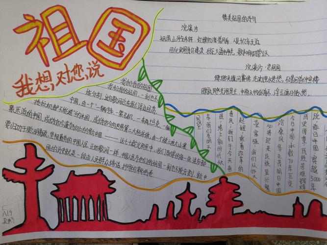 共筑中国手抄报 中国手抄报
