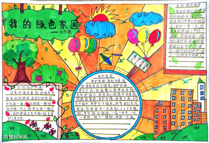 关于绿色家园的手抄报 绿色家园手抄报