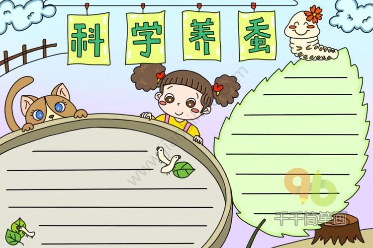小学科学养蚕手抄报 小学科技手抄报