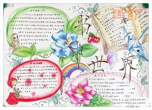 读书日一等奖手抄报 一等奖手抄报