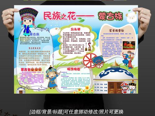 好乐宝博客蒙古手抄报 手抄报简单又漂亮