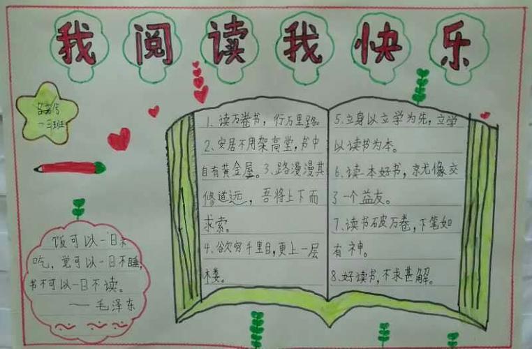 关于书和课本的手抄报 手抄报图片大全集