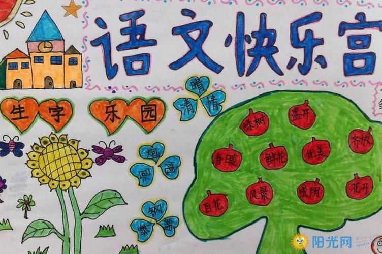 简单漂亮的六年级语文手抄报 简单漂亮的手抄报