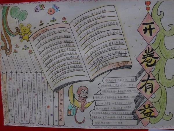 关于书和课本的手抄报 手抄报图片大全集