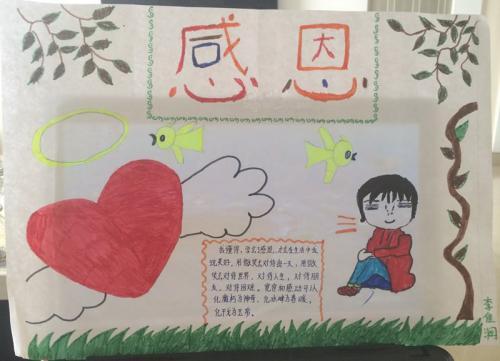感恩的手抄报图片大全 