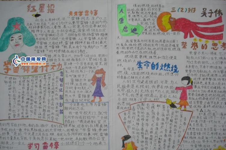 三年级又简单又漂亮的雷神手抄报 简单漂亮的手抄报