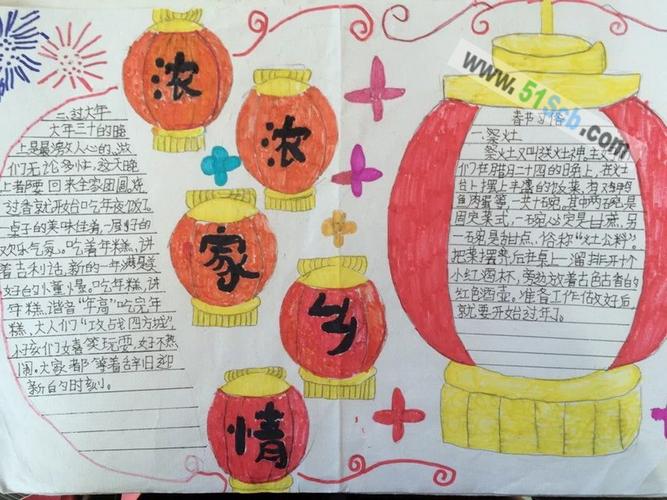 家乡特产民俗手抄报 民俗手抄报