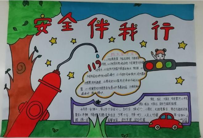 小学一等奖安全手抄报 一等奖手抄报