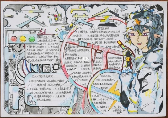 小学一等奖安全手抄报 一等奖手抄报