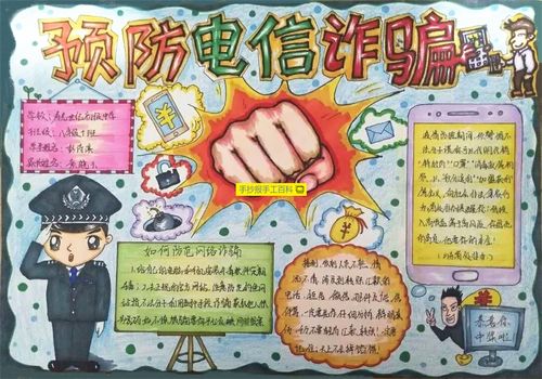防诈反诈教育宣传手抄报 宣传手抄报