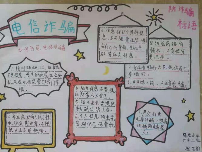 防诈反诈教育宣传手抄报 宣传手抄报