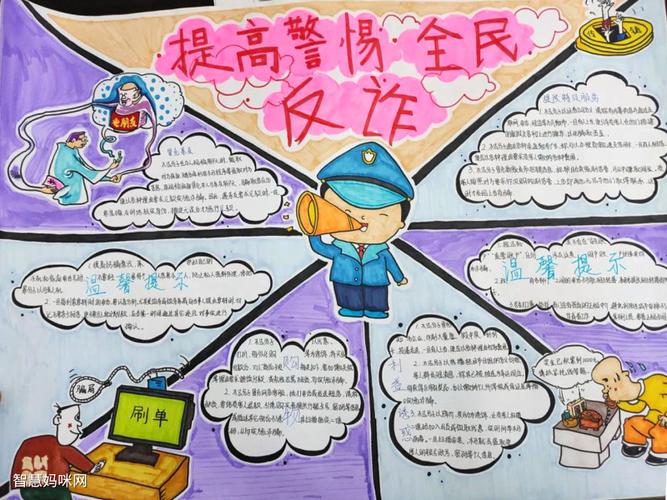 防诈反诈教育宣传手抄报 宣传手抄报