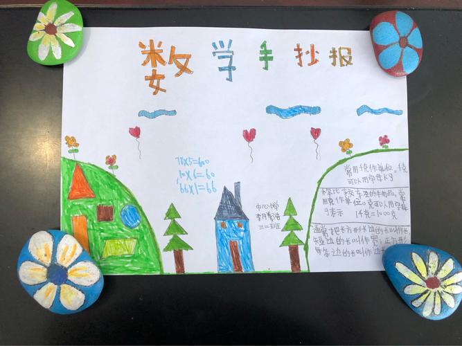 三年级不带字数学漂亮手抄报 数学三年级手抄报