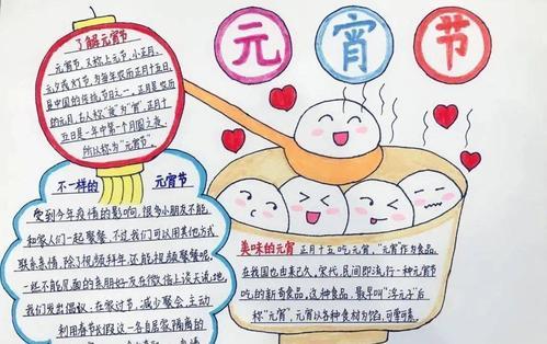 得过一等奖的元宵节手抄报 一等奖手抄报
