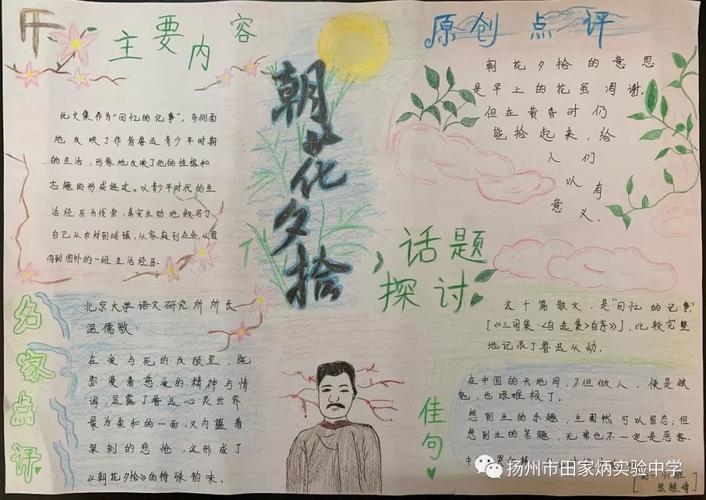 走进鲁迅手抄报黑白画 手抄报简单又好看