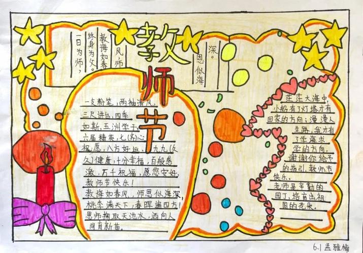 感感恩老师的手抄报 感恩老师的手抄报