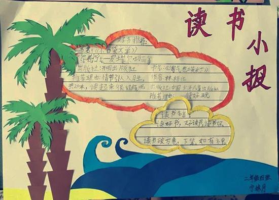 小学读书手抄报 手抄报简单又好看