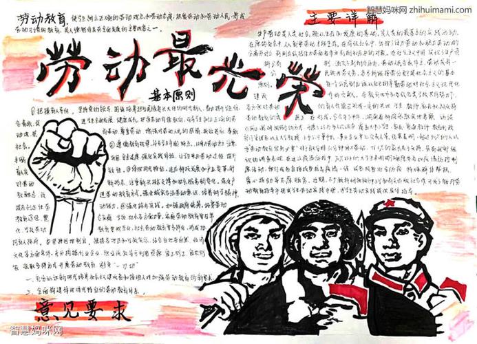 赞最美劳动者手抄报 最美手抄报