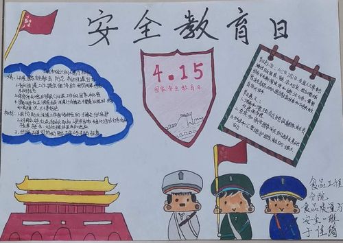 4月15曰国家安全教育手抄报 国家安全手抄报