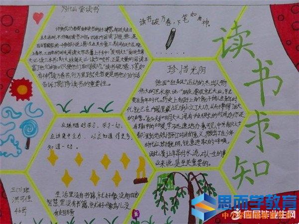 简单漂亮字又少的读书手抄报 简单漂亮的手抄报