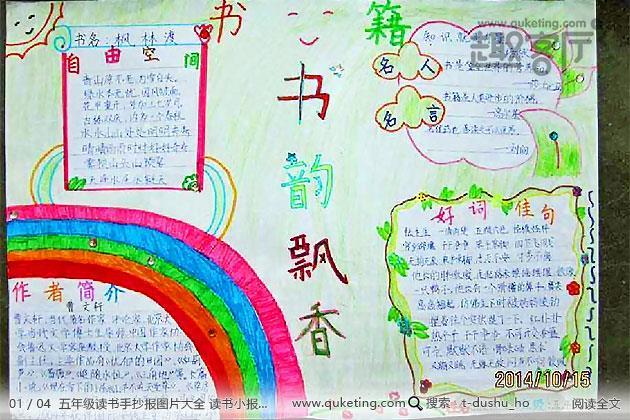 简单漂亮字又少的读书手抄报 简单漂亮的手抄报