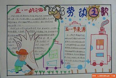 一等奖劳动主题的手抄报 一等奖手抄报